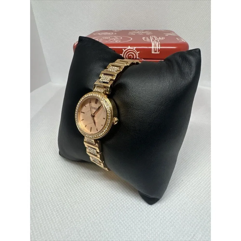 Fossil Karli BQ3517 Women's Rose Gold Stainless Steel Analog Quartz Watch YAY36
